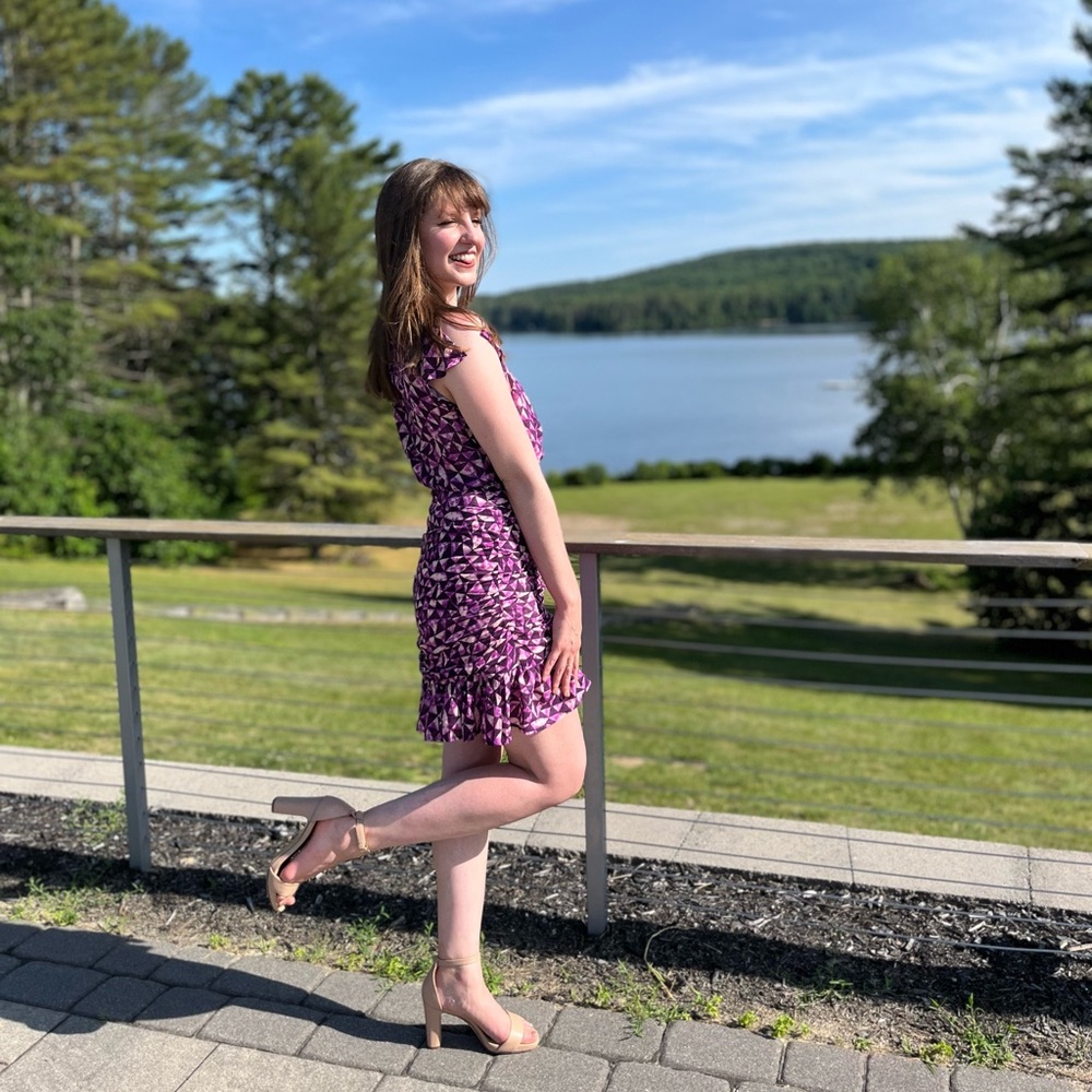 French Designer Mini Dress - Picture 2 of 10